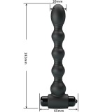 Lynn Silikon Anal Plug 10 Vibrationen Schwarz von Pretty Love | Fesselliebe.de