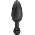 Vibra Butt Plug 2 Anal Plug 10 Vibrationen Schwarz von Pretty Love