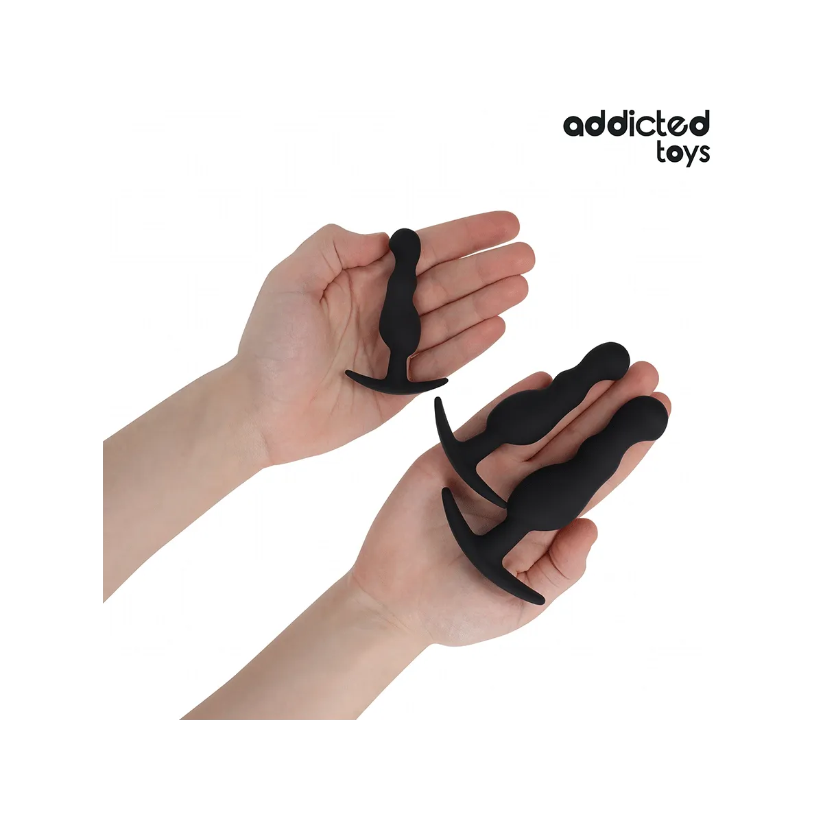 3er-Set Analplug Modell 1 von Addicted Toys | Fesselliebe.de