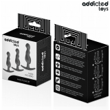 3er-Set Analplug Modell 1 von Addicted Toys | Fesselliebe.de