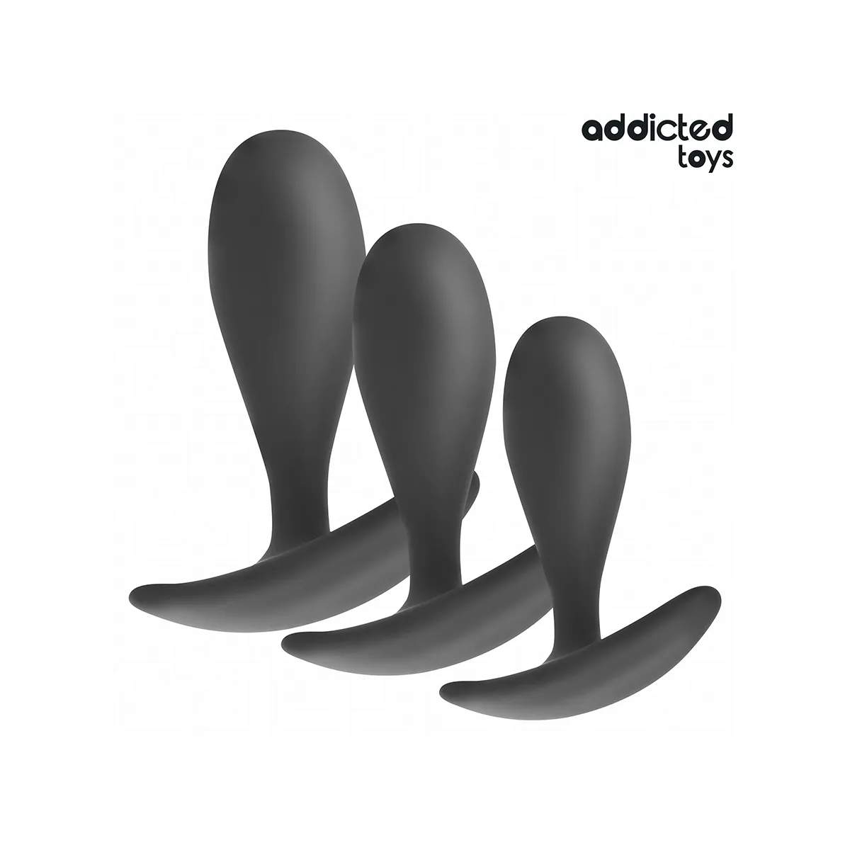 3er-Set Analplug Modell 2 von Addicted Toys | Fesselliebe.de