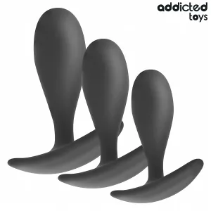 3er-Set Analplug Modell 2 von Addicted Toys