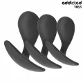 3er-Set Analplug Modell 3 von Addicted Toys
