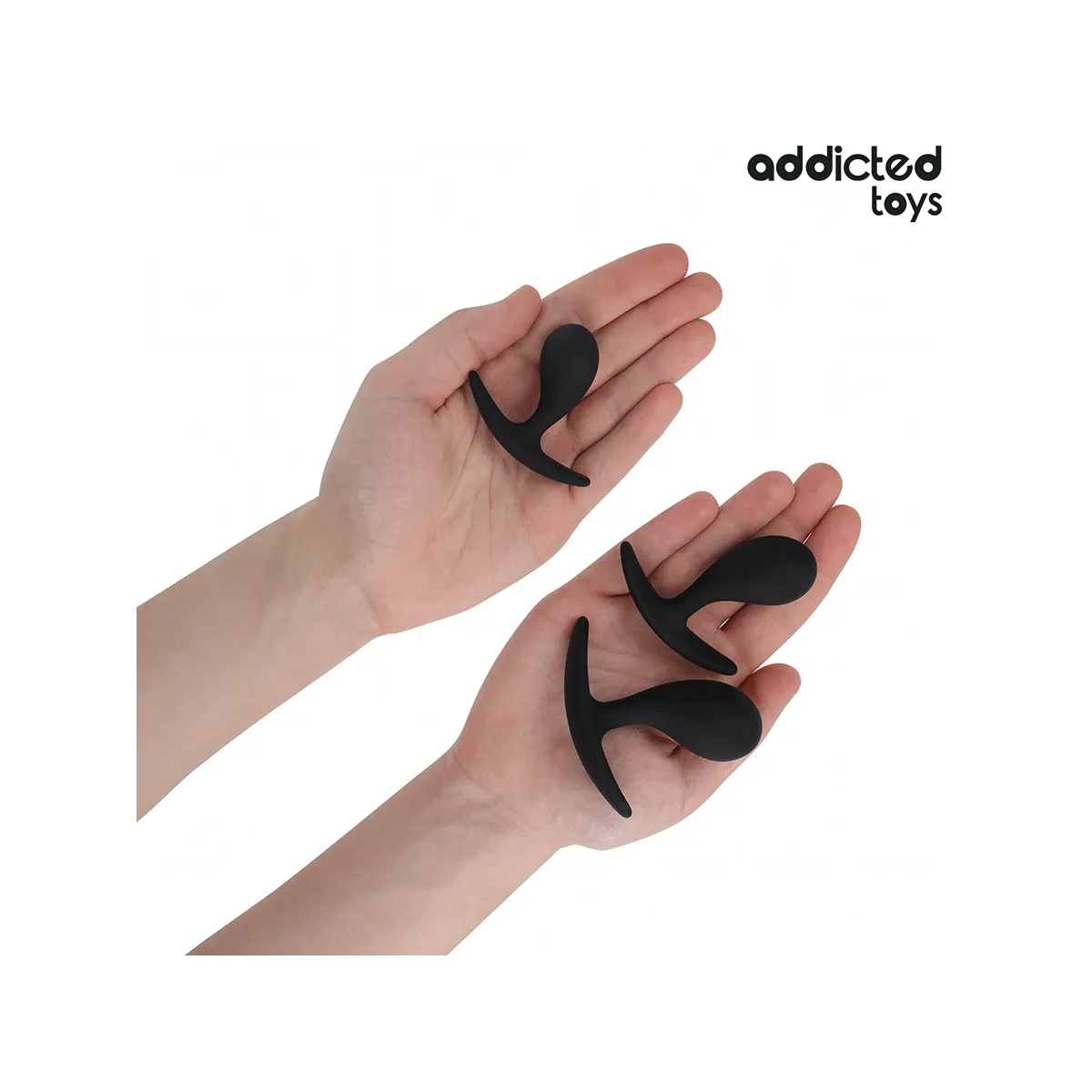 3er-Set Analplug Modell 3 von Addicted Toys | Fesselliebe.de
