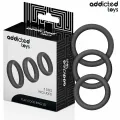 Set aus Flachen Silikonringen von Addicted Toys