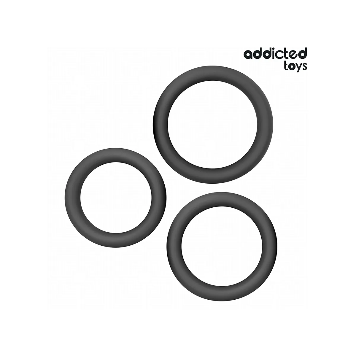 Set aus Flachen Silikonringen von Addicted Toys | Fesselliebe.de