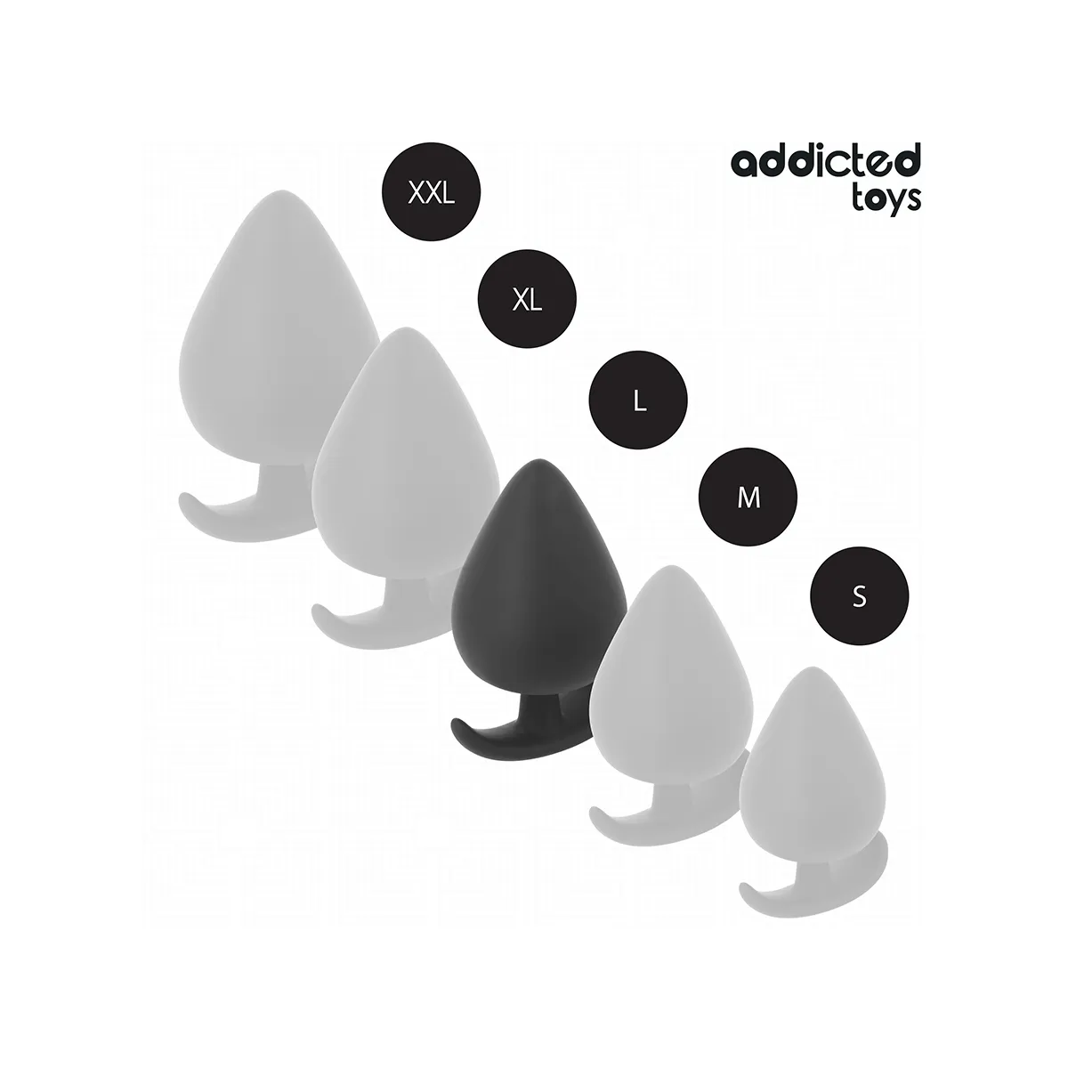 Analstecker Grösse L 8 cm von Addicted Toys | Fesselliebe.de