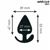 Analstecker Grösse S 5,3 cm von Addicted Toys | Fesselliebe.de