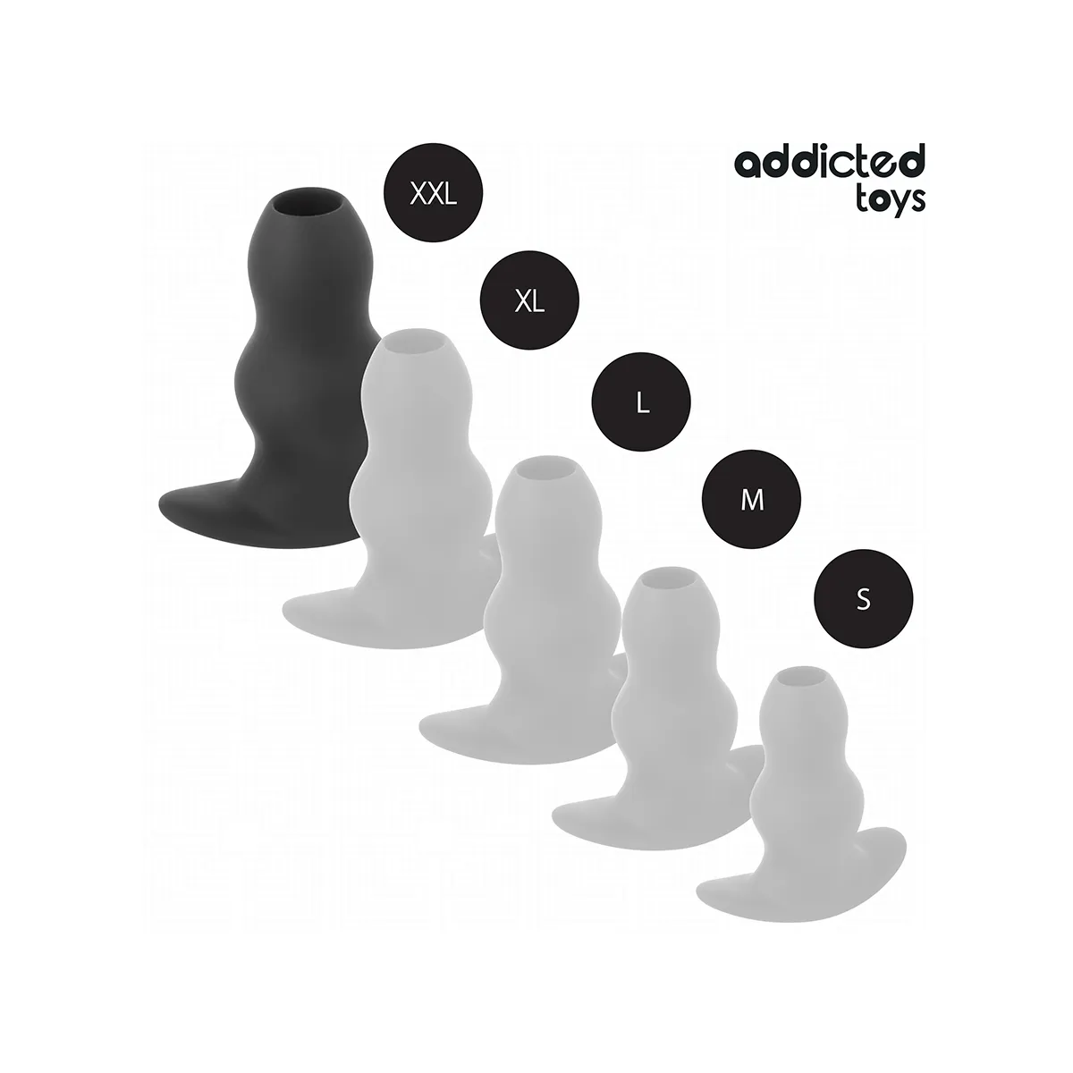 Hohl Anal Plug Grösse XXL 15,2 cm von Addicted Toys | Fesselliebe.de