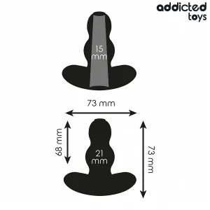 Hohl Analplug Grösse S 7,3 cm von Addicted Toys