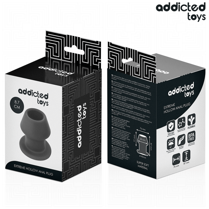 Extrem Hohl Anal Plug Grösse M 8,7 cm von Addicted Toys | Fesselliebe.de