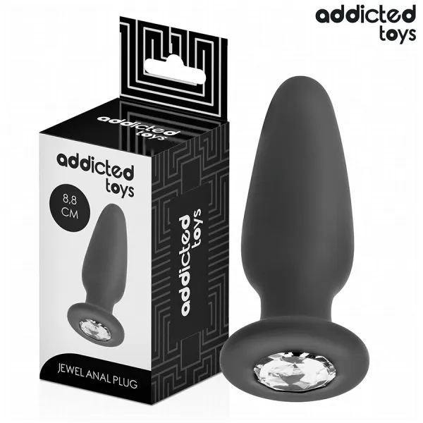 Anal Plug mit Juwel Grösse S 8,8 cm von Addicted Toys | Fesselliebe.de