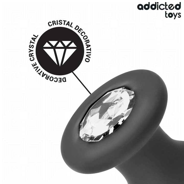 Anal Plug mit Juwel Grösse S 8,8 cm von Addicted Toys | Fesselliebe.de