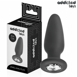 Anal Plug mit Juwel Grösse M 10,4 cm von Addicted Toys | Fesselliebe.de