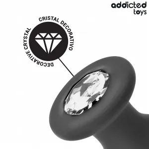 Anal Plug mit Juwel Grösse M 10,4 cm von Addicted Toys