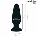 Anal Plug mit Juwel Grösse M 10,4 cm von Addicted Toys