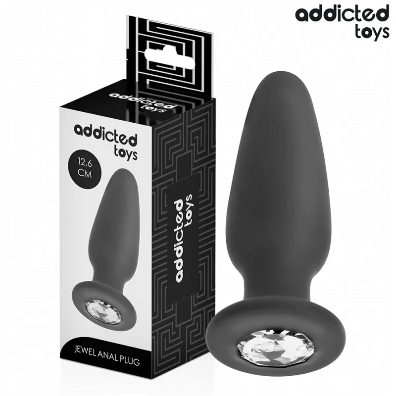Anal Plug mit Juwel Grösse L 12,6 cm von Addicted Toys | Fesselliebe.de