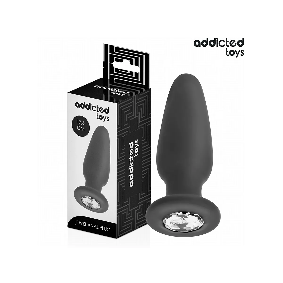 Anal Plug mit Juwel Grösse L 12,6 cm von Addicted Toys | Fesselliebe.de