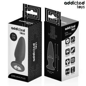Anal Plug mit Juwel Grösse L 12,6 cm von Addicted Toys