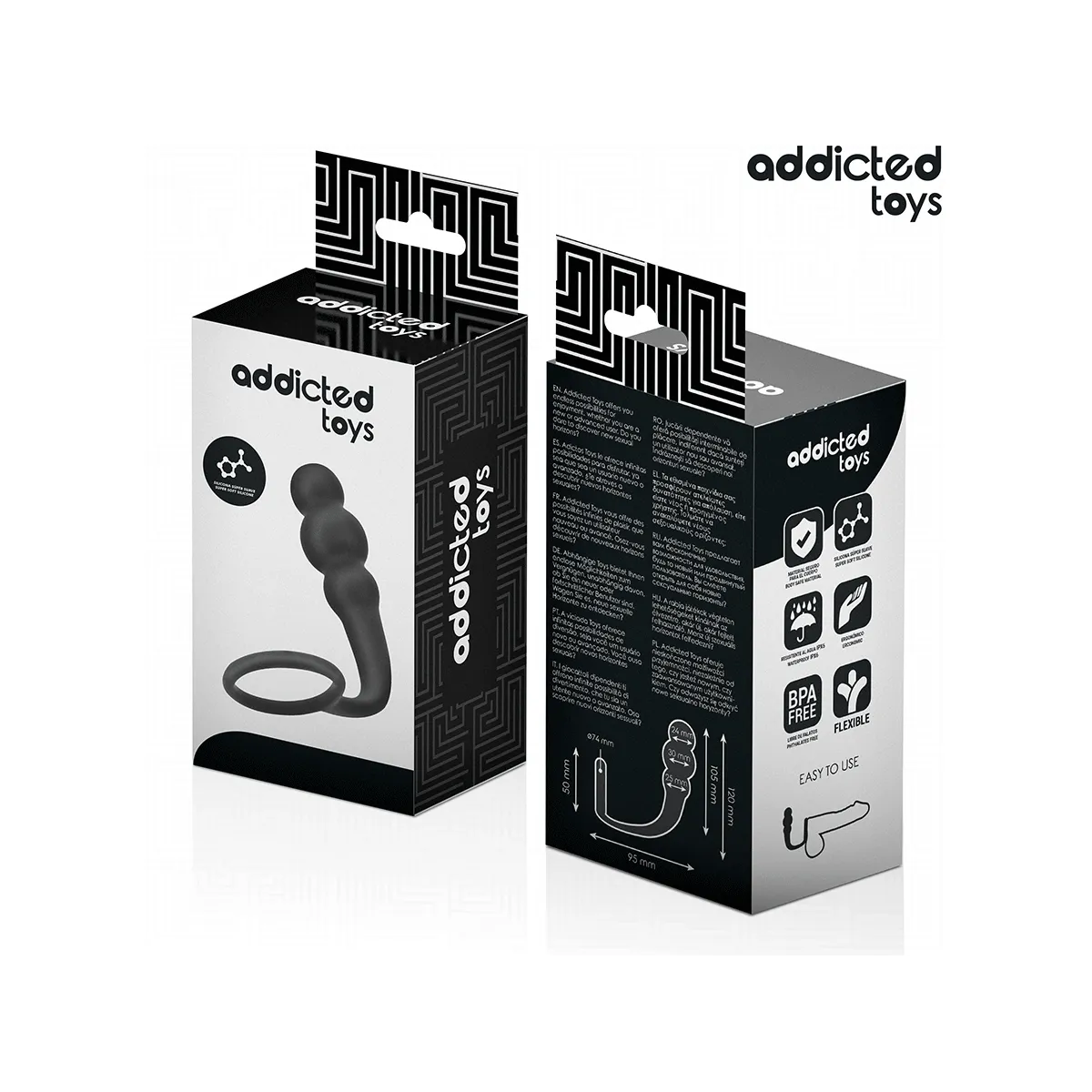 Analplug mit Ring Modell 1 von Addicted Toys | Fesselliebe.de