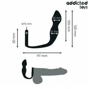 Analplug mit Ring Modell 2 von Addicted Toys