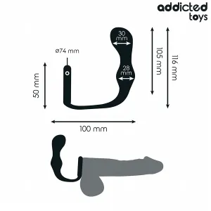 Analplug mit Ring Modell 3 von Addicted Toys