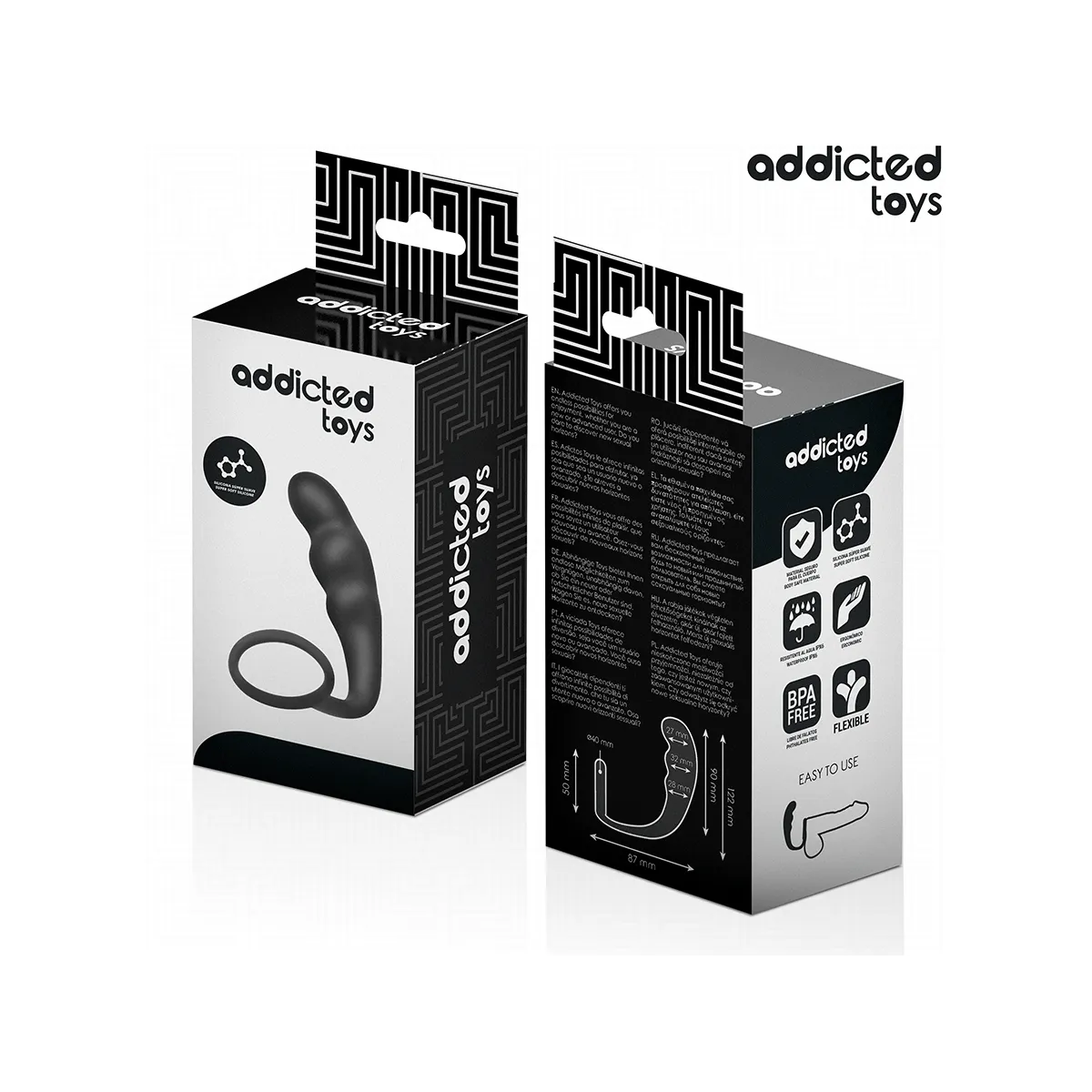 Analplug mit Ring Modell 4 von Addicted Toys | Fesselliebe.de