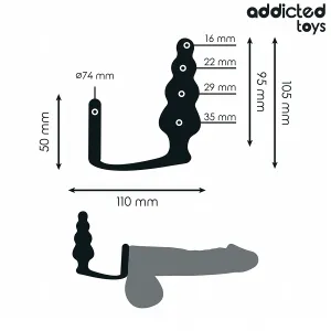 Analplug mit Ring Modell 5 von Addicted Toys