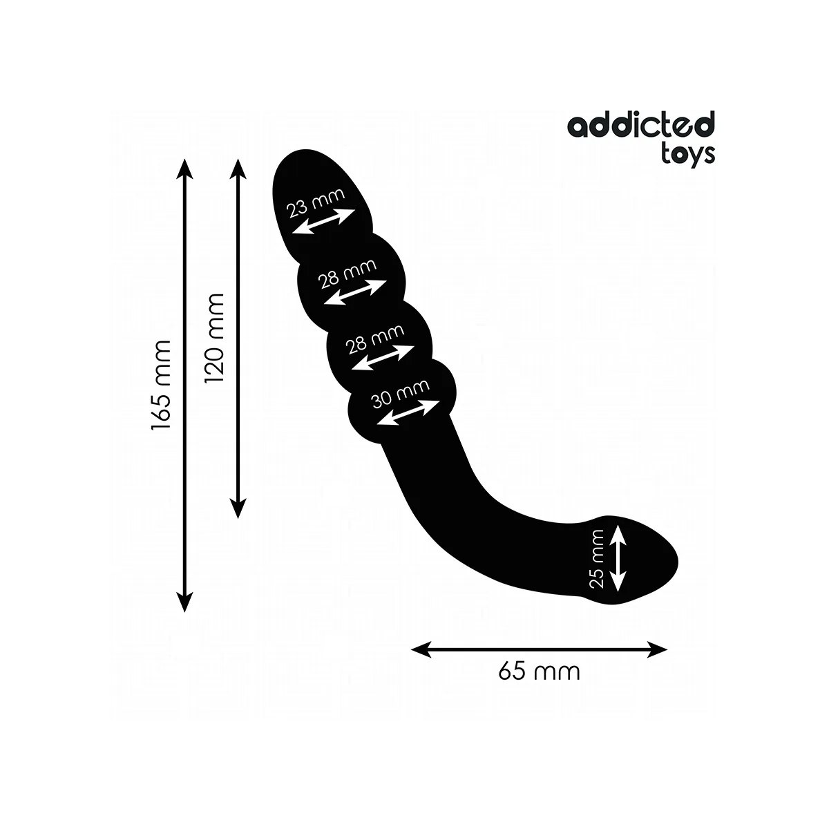 Doppelmassager 16,5 cm von Addicted Toys | Fesselliebe.de