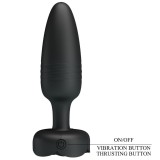 Tarion Anal Plug mit Led Licht Schwarz 12,5 cm von Pretty Love | Fesselliebe.de
