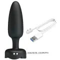 Tarion Anal Plug mit Led Licht Schwarz 12,5 cm von Pretty Love