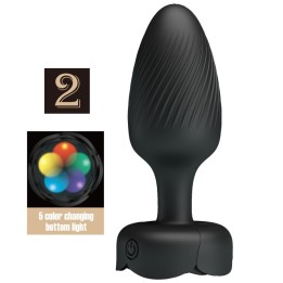 Varian Anal Plug mit Led-Licht Schwarz 10,8 cm von Pretty Love | Fesselliebe.de