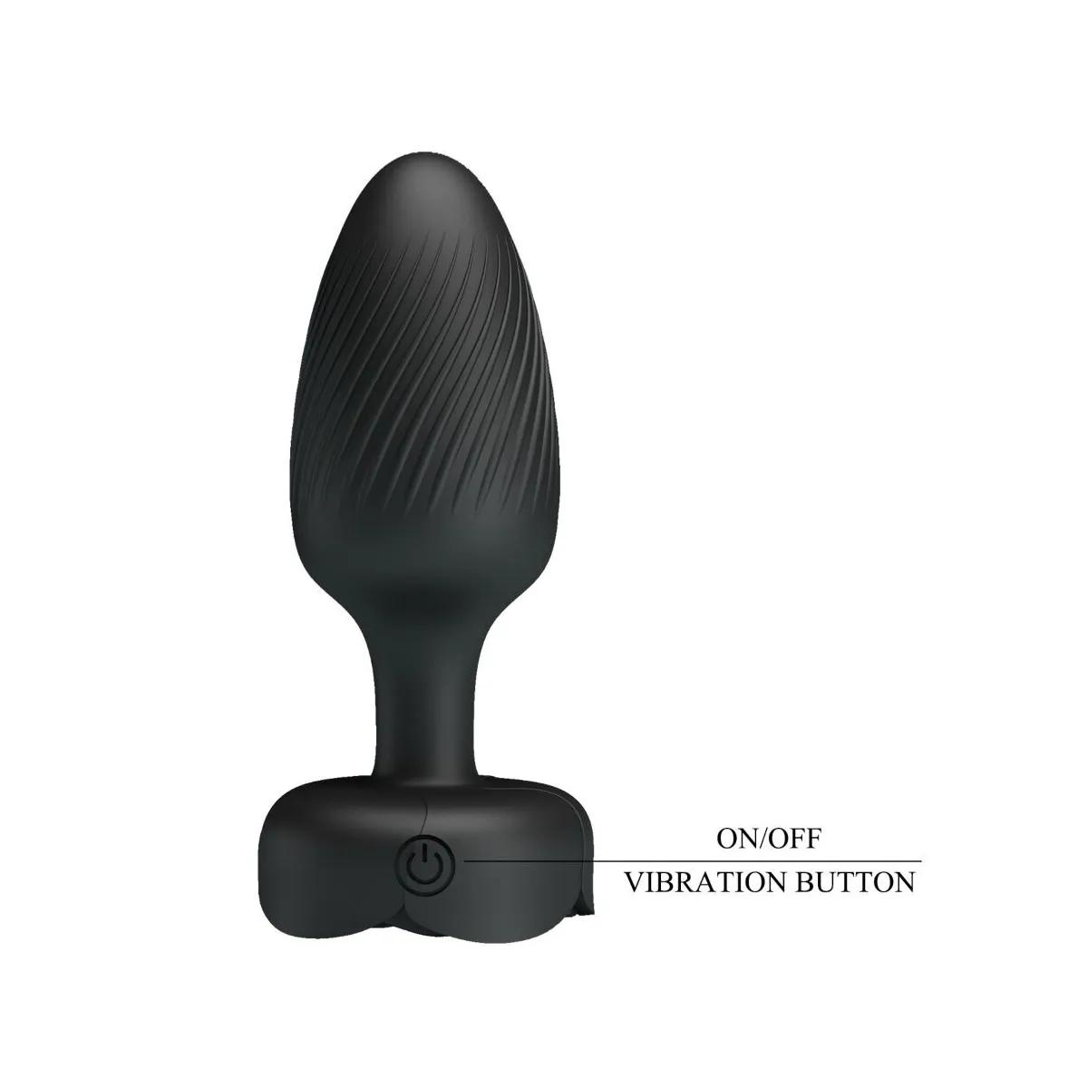 Varian Anal Plug mit Led-Licht Schwarz 10,8 cm von Pretty Love | Fesselliebe.de