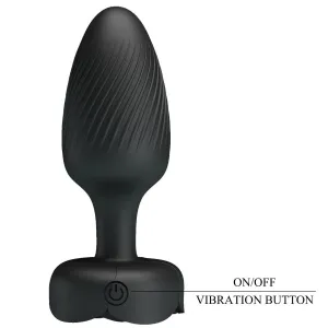 Varian Anal Plug mit Led-Licht Schwarz 10,8 cm von Pretty Love