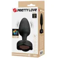 Varian Anal Plug mit Led-Licht Schwarz 10,8 cm von Pretty Love