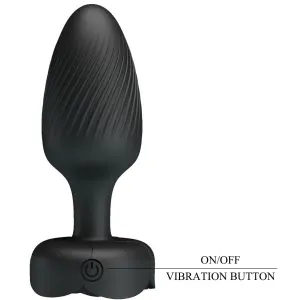 Osborn Anal Plug mit Led Licht Schwarz 9,8 cm von Pretty Love