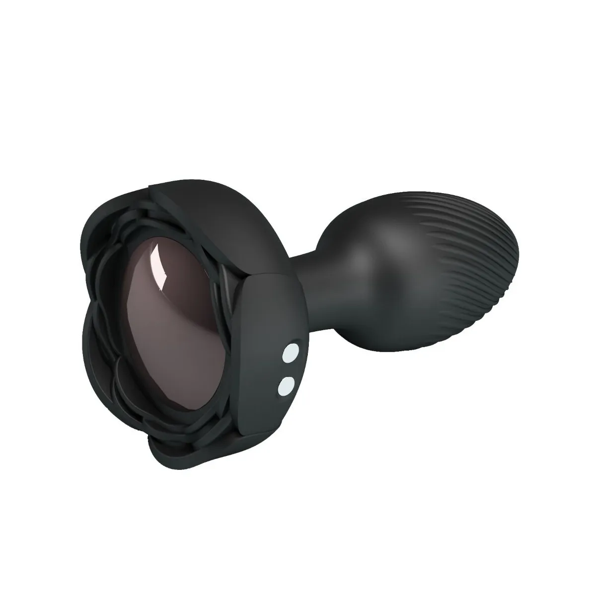 Olman Anal Plug mit Led Licht Schwarz 8,8 cm von Pretty Love | Fesselliebe.de