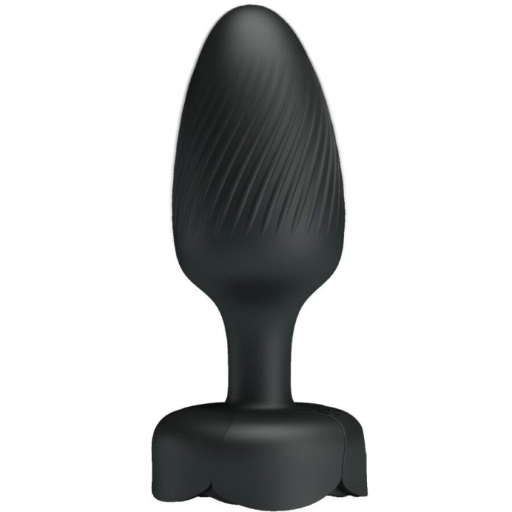 Olman Anal Plug mit Led Licht Schwarz 8,8 cm von Pretty Love | Fesselliebe.de