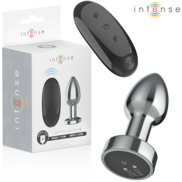 Anal Plug 10 Vibrationen Metall mit Fernbedienung S von Intense Anal Toys | Fesselliebe.de