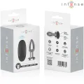 Anal Plug 10 Vibrationen Metall mit Fernbedienung S von Intense Anal Toys