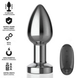 Anal Plug 10 Vibrationen Metall mit Fernbedienung M von Intense Anal Toys | Fesselliebe.de