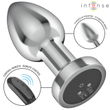 Anal Plug 10 Vibrationen Metall mit Fernbedienung M von Intense Anal Toys | Fesselliebe.de