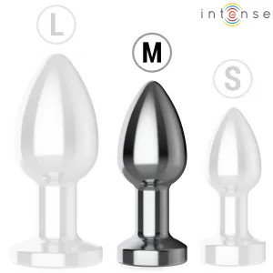 Anal Plug 10 Vibrationen Metall mit Fernbedienung M von Intense Anal Toys