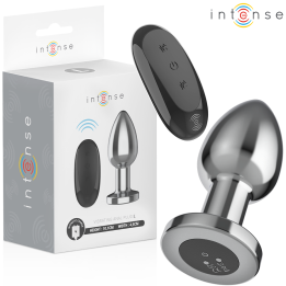 Anal Plug 10 Vibrationen Metall mit Fernbedienung L von Intense Anal Toys | Fesselliebe.de