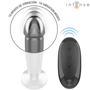 Anal Plug 10 Vibrationen Metalldildo mit Fernbedienung S von Intense Anal Toys