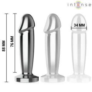 Anal Plug 10 Vibrationen Metalldildo mit Fernbedienung S von Intense Anal Toys