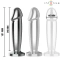Anal Plug 10 Vibrationen Metalldildo mit Fernbedienung M von Intense Anal Toys
