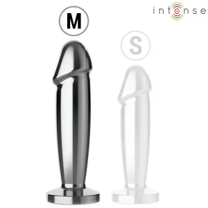 Anal Plug 10 Vibrationen Metalldildo mit Fernbedienung M von Intense Anal Toys
