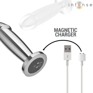 Anal Plug 10 Vibrationen Metalldildo mit Fernbedienung M von Intense Anal Toys