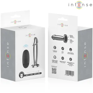 Anal Plug 10 Vibrationen Metalldildo mit Fernbedienung M von Intense Anal Toys